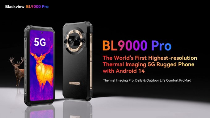 Защищенный смартфон BL9000 Pro с тепловизионным изображением FLIR и 5G
