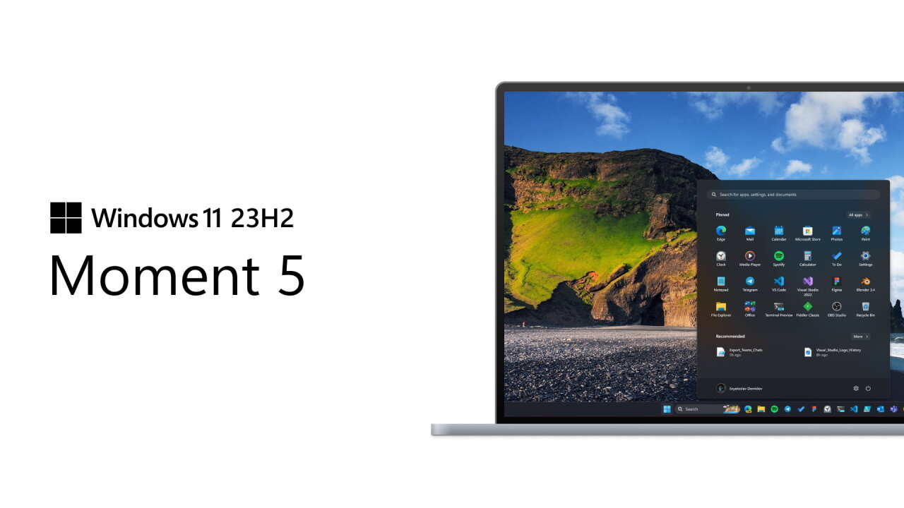 Moment 5 доступен всем пользователям Windows 11 в качестве необязательного обновления